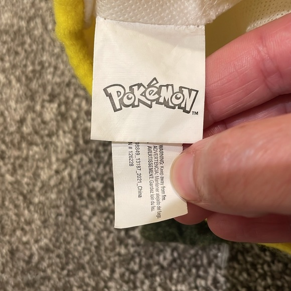 Pokémon Pikachu Child Kid Elastic Hat with Ears | Children’s Kids Cap Costume - Picture 4 of 6